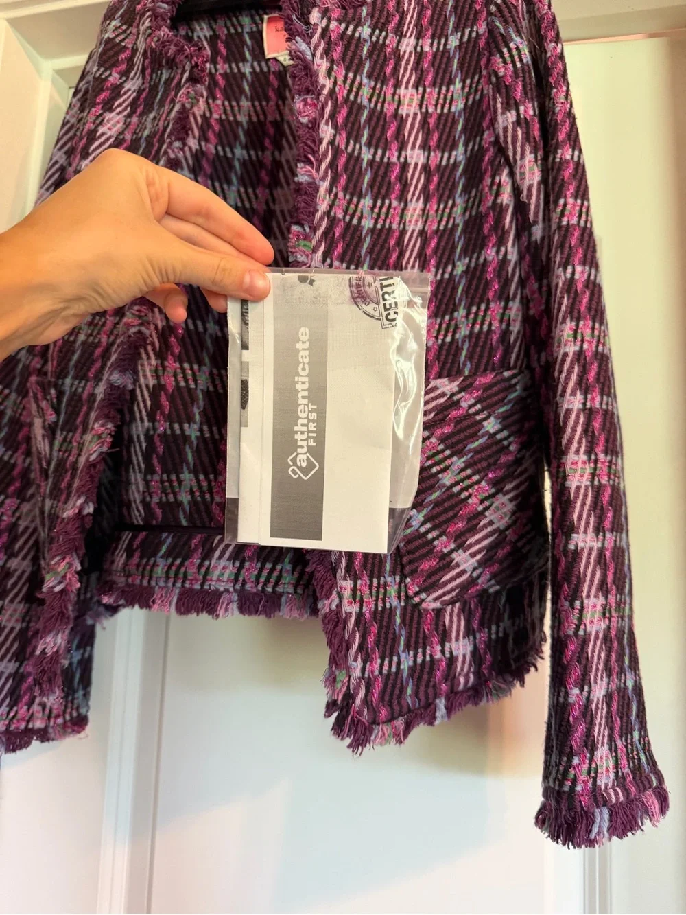 Kate Spade New York plaid tweed dress & jacket